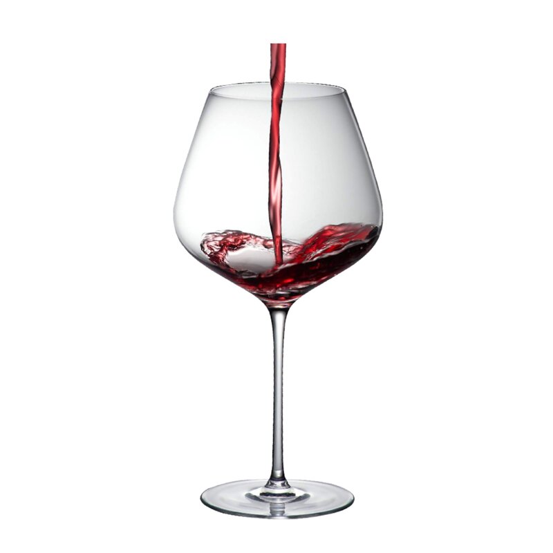 Rona Grace 95 Burgundy 33 Oz Crystal Red Wine Glass Wayfair