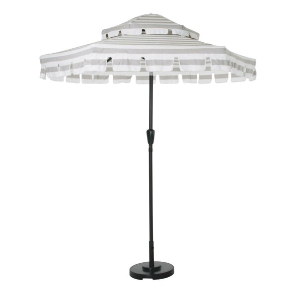 Novogratz Connie Stripes 6 7 Market Umbrella Reviews Wayfair