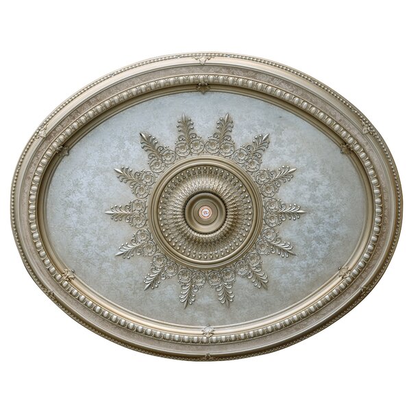 Champagne Oval Ceiling Medallion