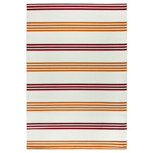 Raelyn Orange/Burgundy Indoor/Outdoor Area Rug