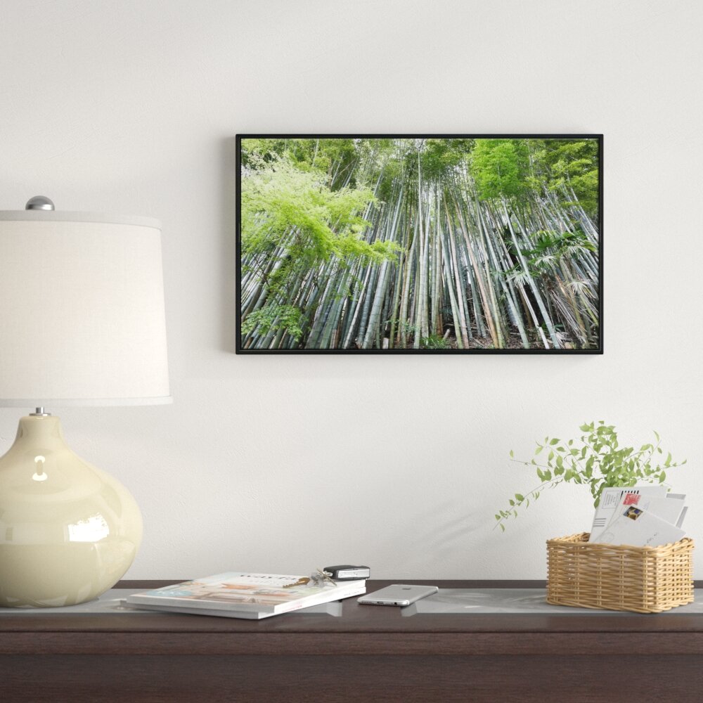 Kunst Bamboo Forest Photo On Canvas Framed Wall Art Ready To Hang Home And Office Kabtel Mk