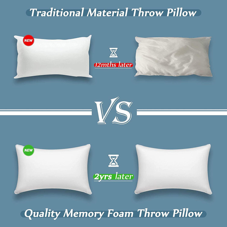 memory foam couch pillows