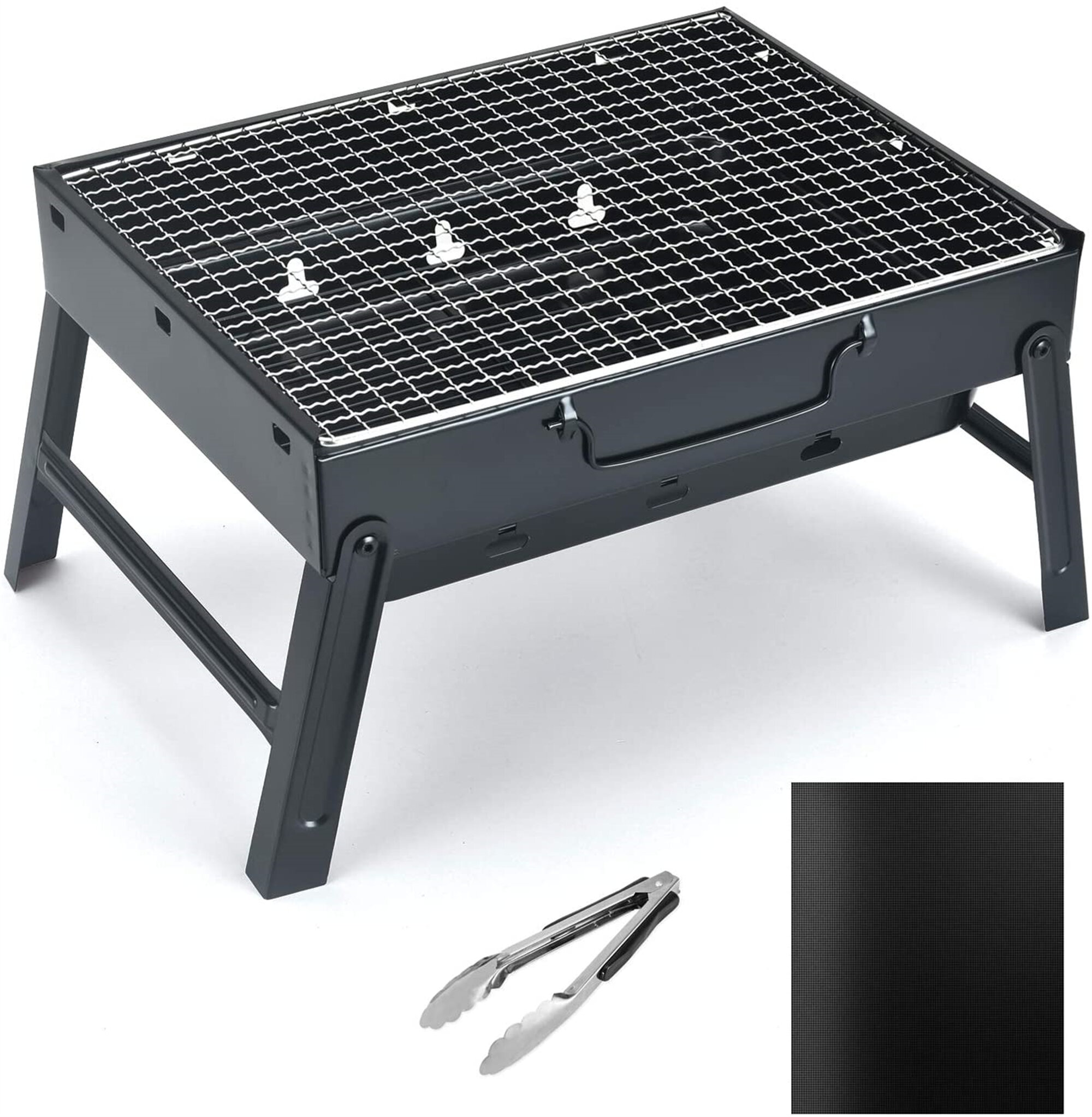 Portable Folding Charcoal BBQ Barbecue Camping Grill Travel Picnic Outdoor Tools 