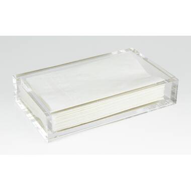 Everly Quinn Lucite Cocktail Flat Napkin Holder & Reviews | Wayfair