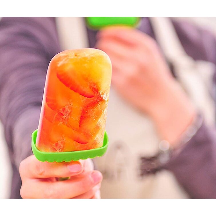 Plastic Ice Pop Popsicle Maker 6 Sections 