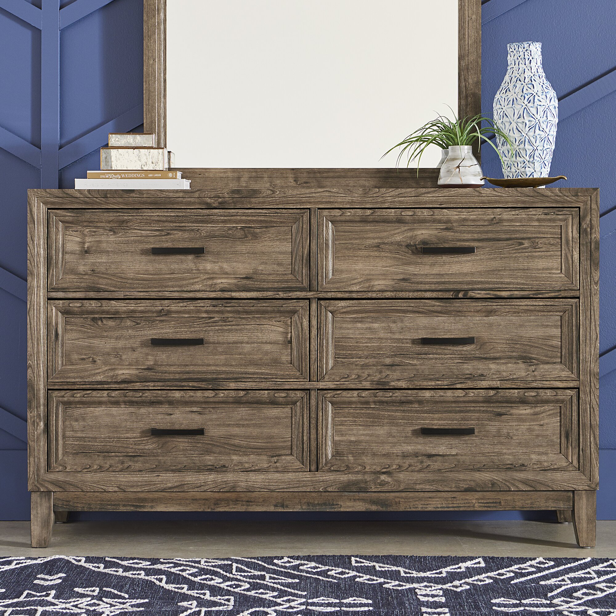 Rhoton 6 Drawer Double Dresser