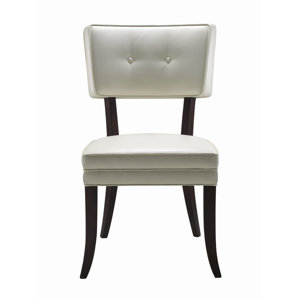 5West Amelia Genuine Leather Upholstered Dining Chair (Set of 2) by Sunpan Modern