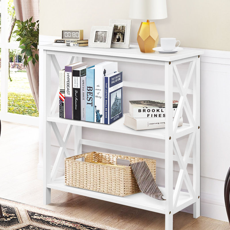 Latitude Run Alai 34 H X 31 W Standard Bookcase Reviews Wayfair