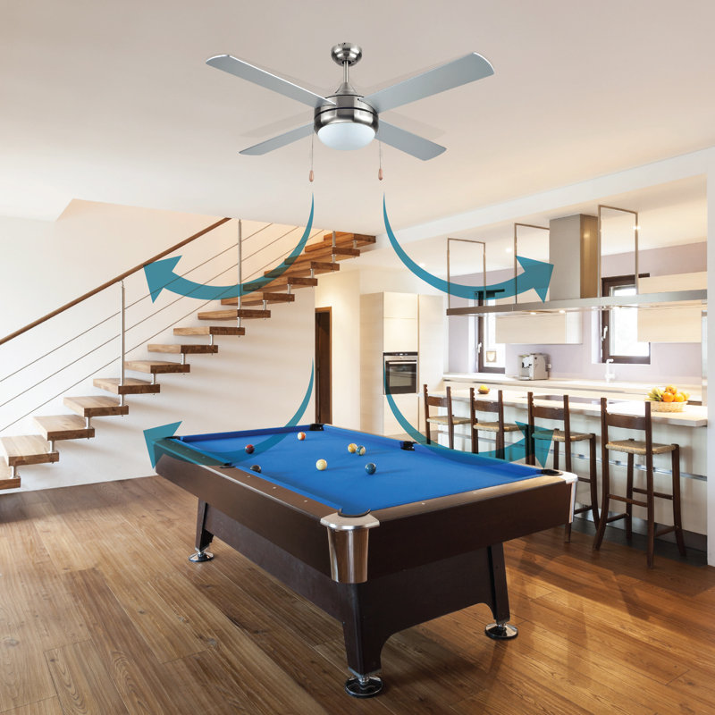 pool table light with ceiling fan