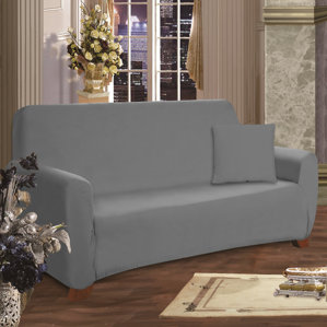 Box Cushion Sofa Slipcover by ELEGANT COMFORT