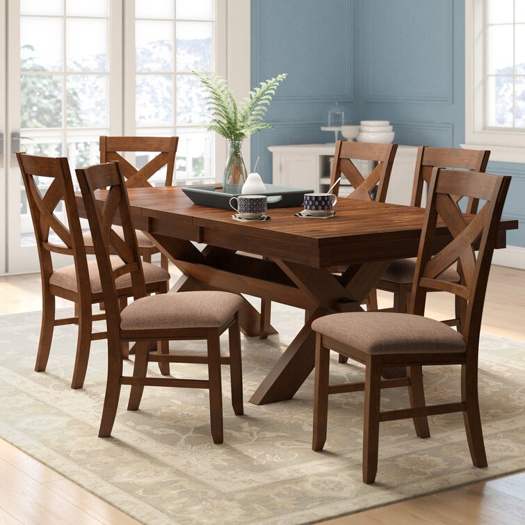 wooden dining table 4 seater design