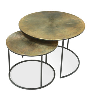Xanthe 2 Piece Nesting Tables by 17 Stories