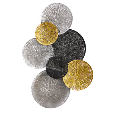 Layered Metal Wall Décor