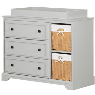 cream changing table