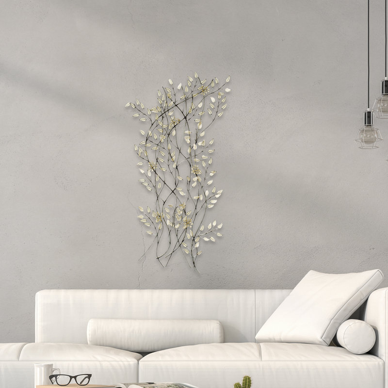 August Grove Falling Leaves Metal Wall Decor Reviews Wayfair