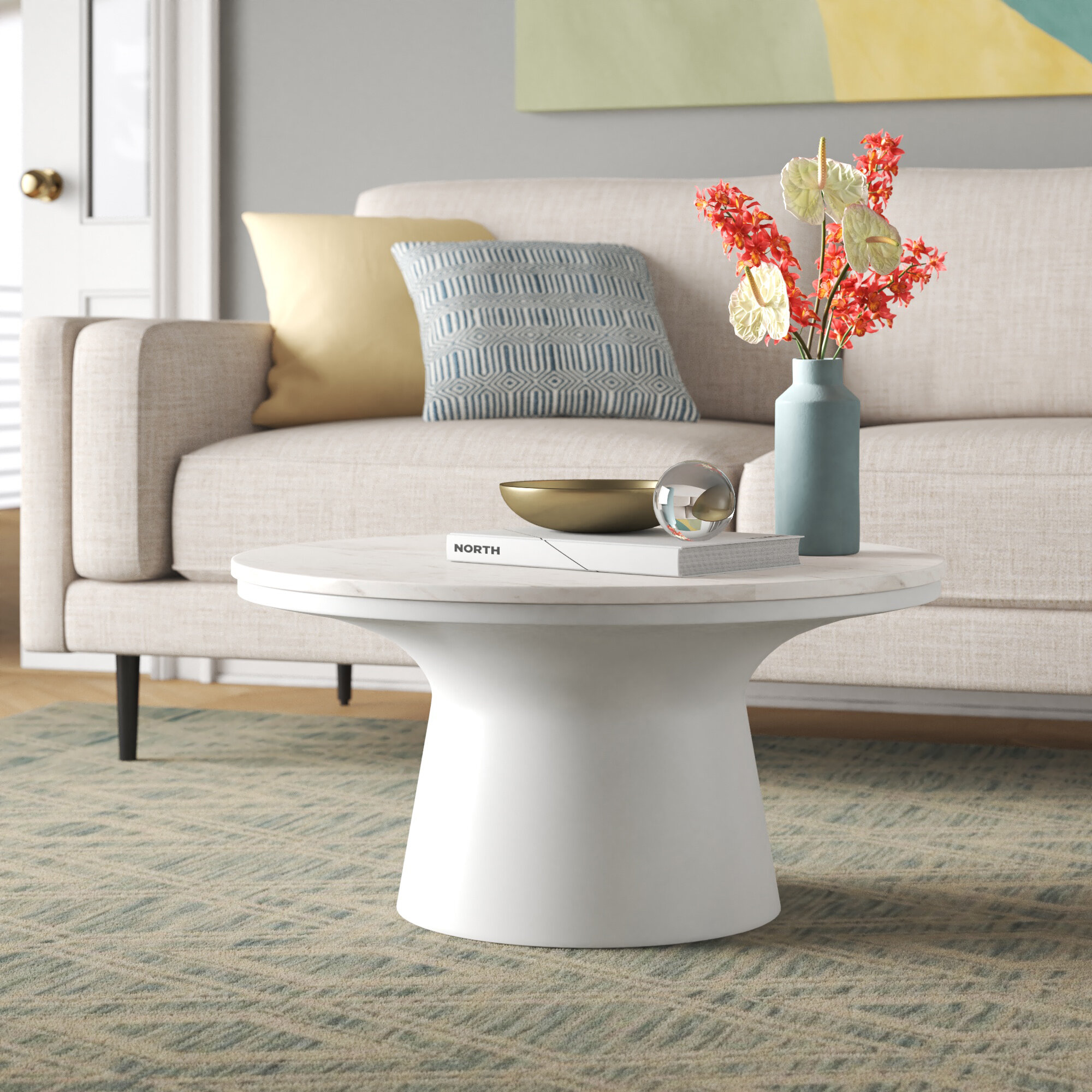 Wayfair Round White Coffee Tables You Ll Love In 2021