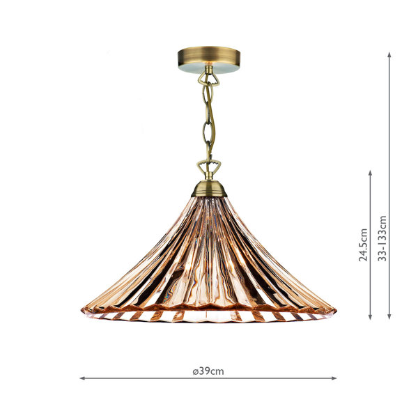 Classicliving Behne 1 Light Cone Pendant Reviews Wayfair Co Uk