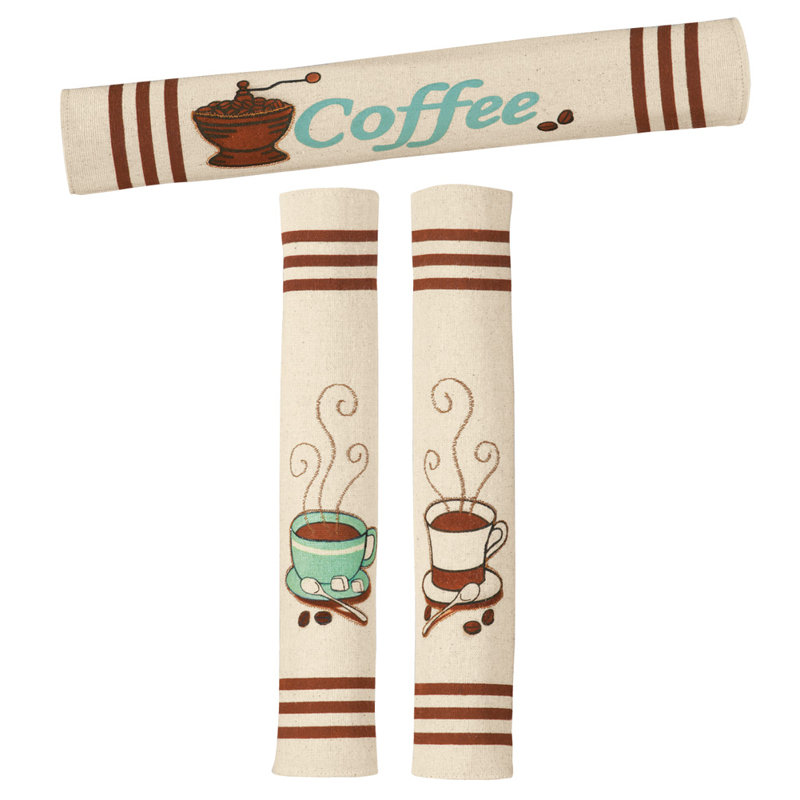 Winston Brands 3 Piece Coffee Appliance Refrigerator Handle Cover Set Reviews Wayfair