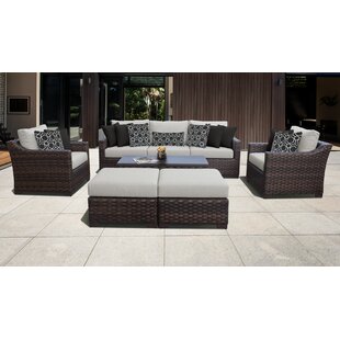 wayfair wicker patio set