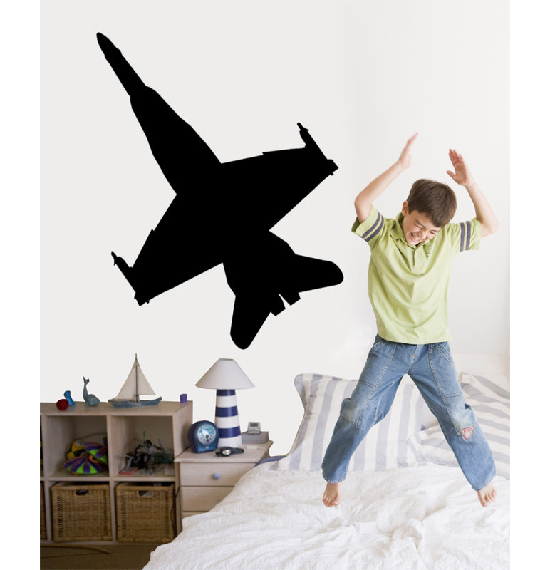 Wallhogs Haynes Silhouette Jet F18 Hornet V Cutout Wall Decal Wayfair