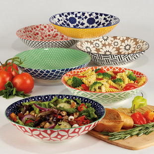 20oz Dishwasher Safe 6 Inch Salad Bowls for Daily Use Melamine Cereal Bowls 