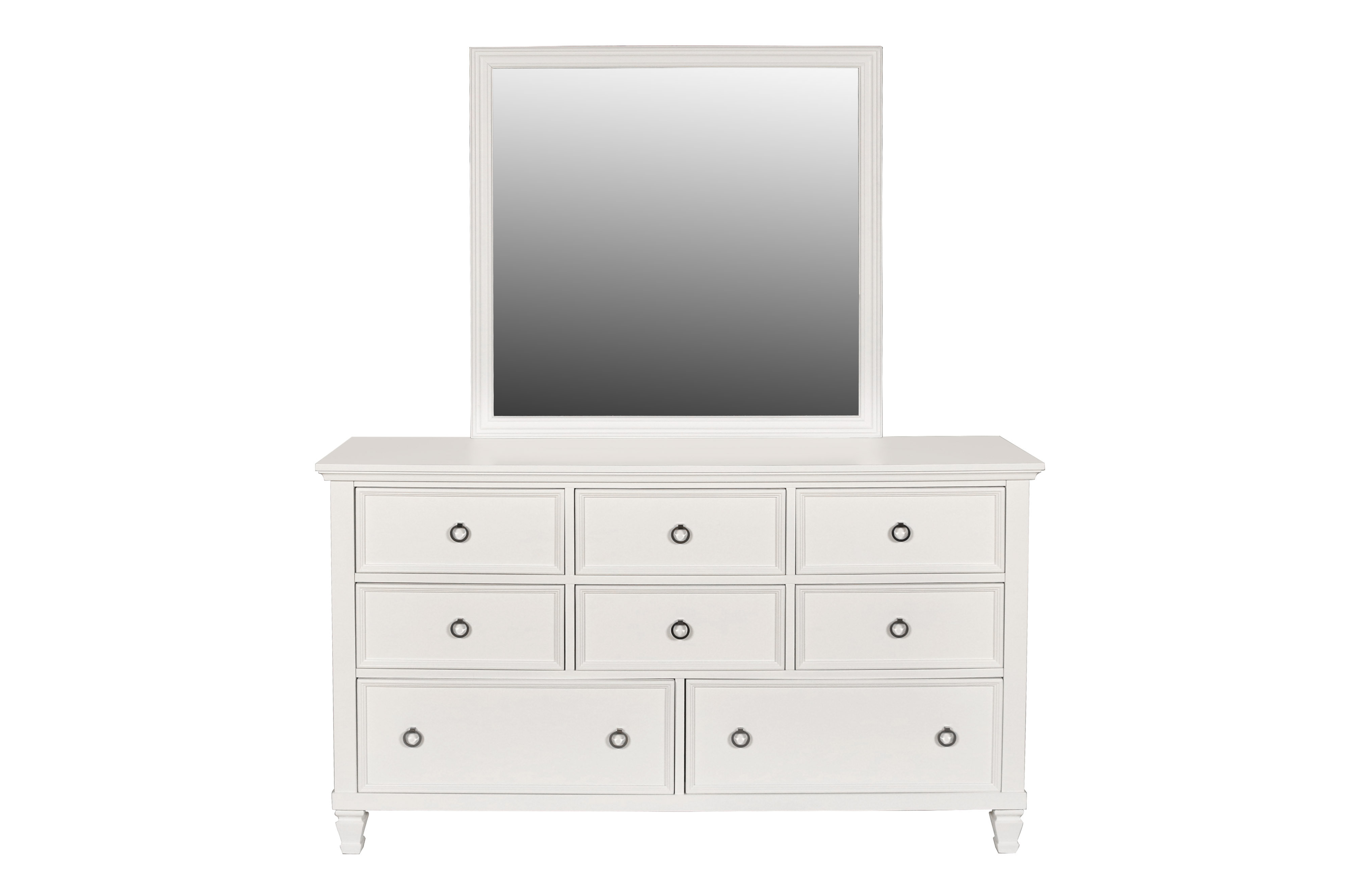 Quebec Dresser With Mirror Sophisticated Bedroom, Furniture, Bedroom