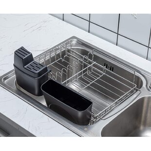 Cutlery Drainer Addis Range 2-in-1 Dish Drying Mat With Rack