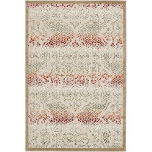 Lorenza Beige Indoor/Outdoor Area Rug