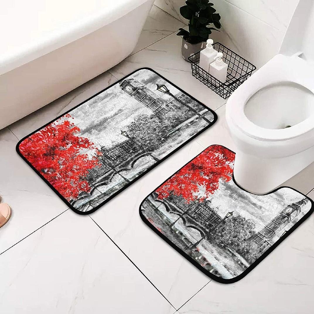 prettygero Absorbent Bath Rug Set | Wayfair