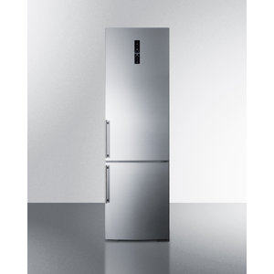 Summit 12.8 Cu. Ft. Counter Depth Bottom Freezer Refrigerator with Icemaker