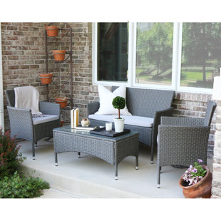 Baxter 4 Piece Sofa Set with Cushions