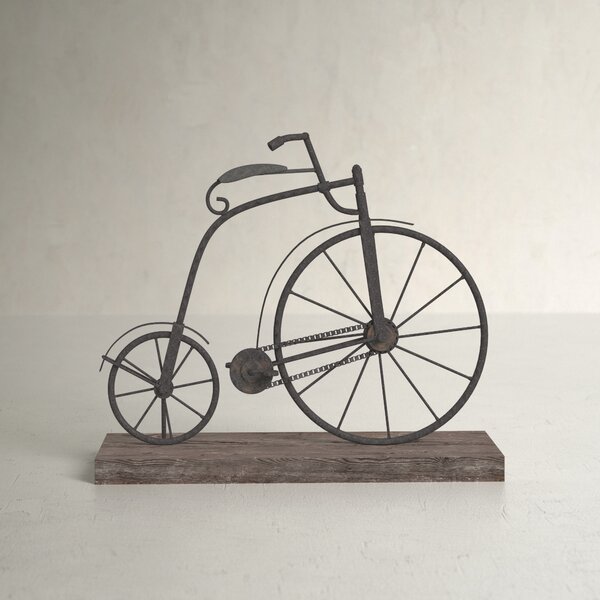 SIL Vintage Bicycle Clock Freestanding