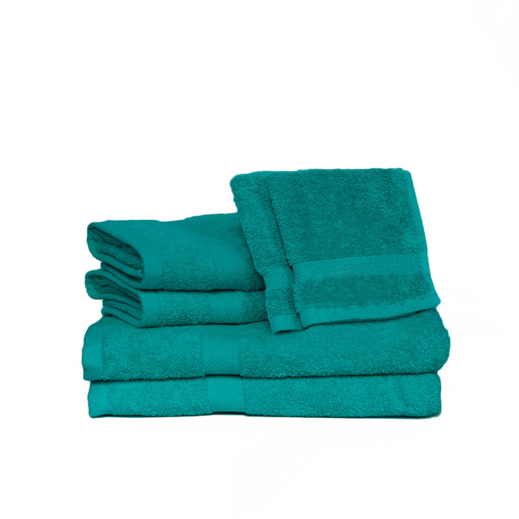 Kylan 6 Piece 100% Cotton Towel Set