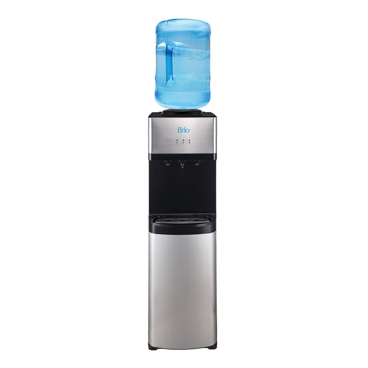 Brio Freestanding Top Loading Electric Water Cooler with Hot, Cold, and