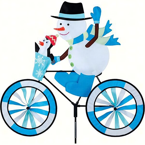 Premier Designs Snowman Bike Spinner & Reviews | Wayfair