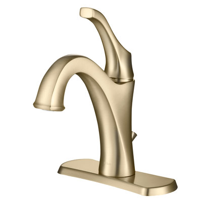 Find The Perfect 1 Hole Gold Bathroom Sink Faucets Wayfair