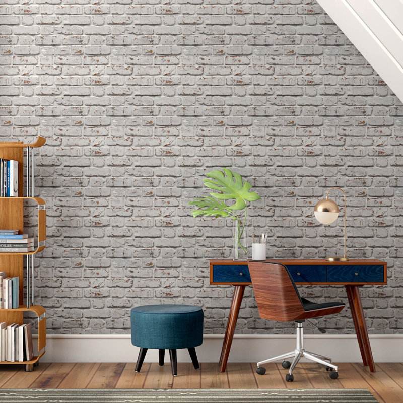 Ebern Designs Mccluney 33 L X 20 5 W Brick Wallpaper Roll