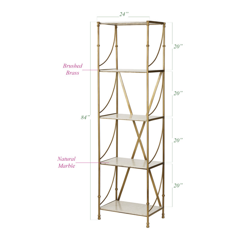 Willa Arlo Interiors Buckminster Etagere Bookcase Wayfair