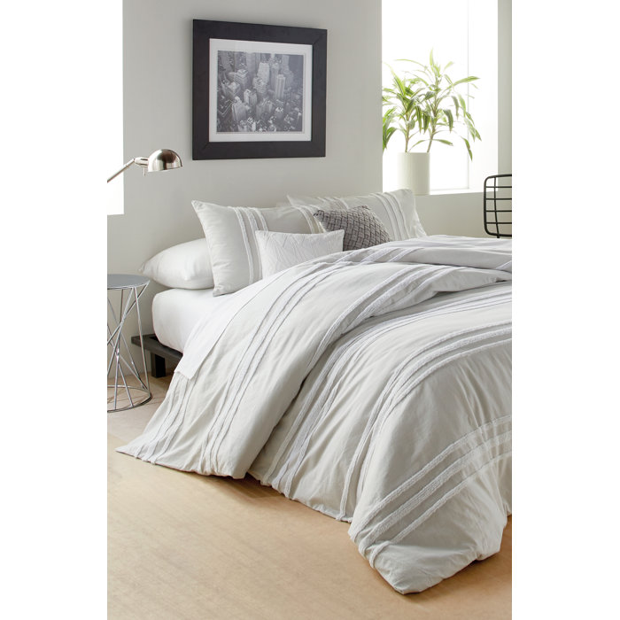 Dkny Chenille Stripe Comforter Set Reviews Wayfair Ca