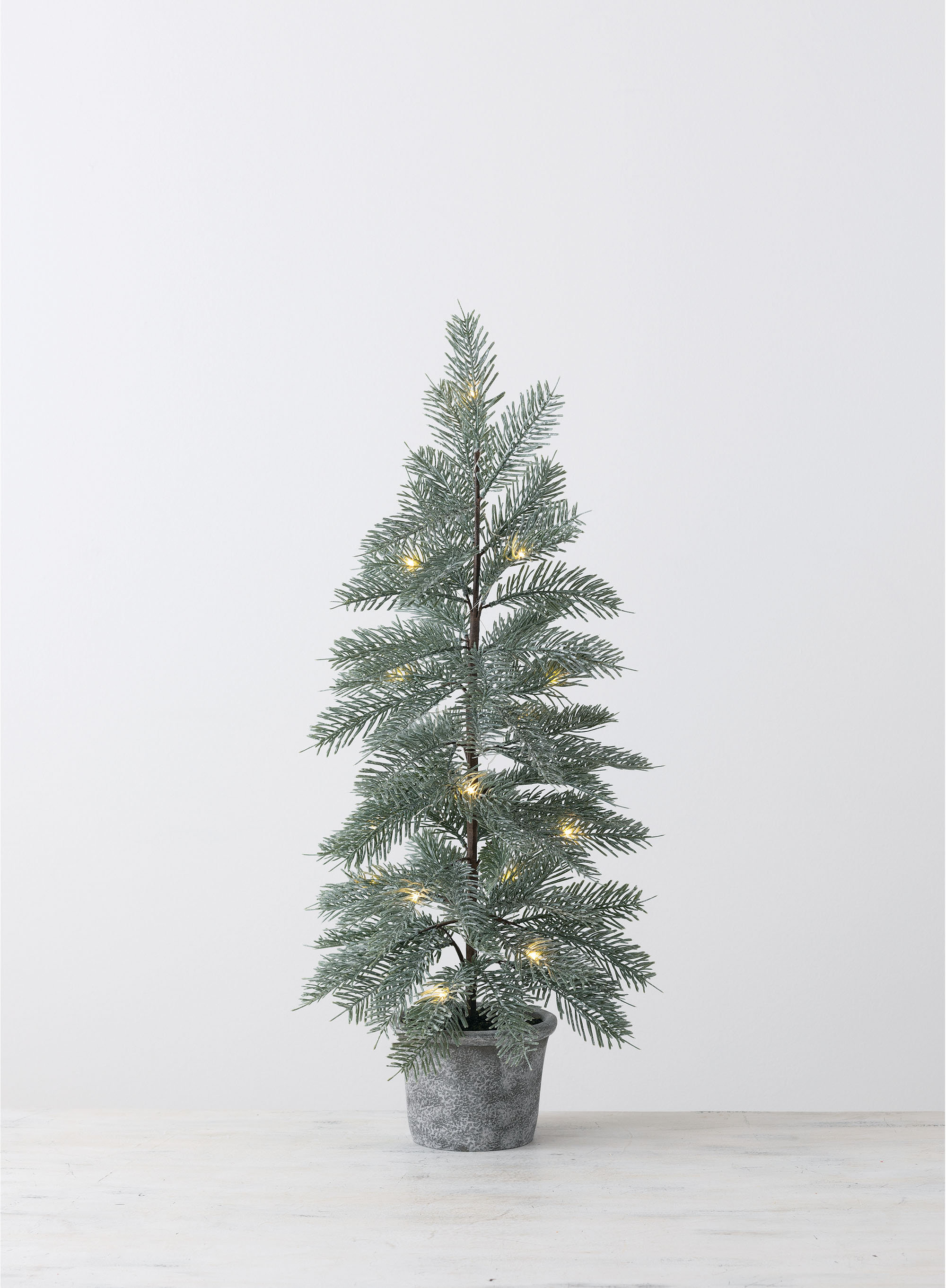 The Holiday Aisle Spruce And Pine Tree In Pot Wayfair