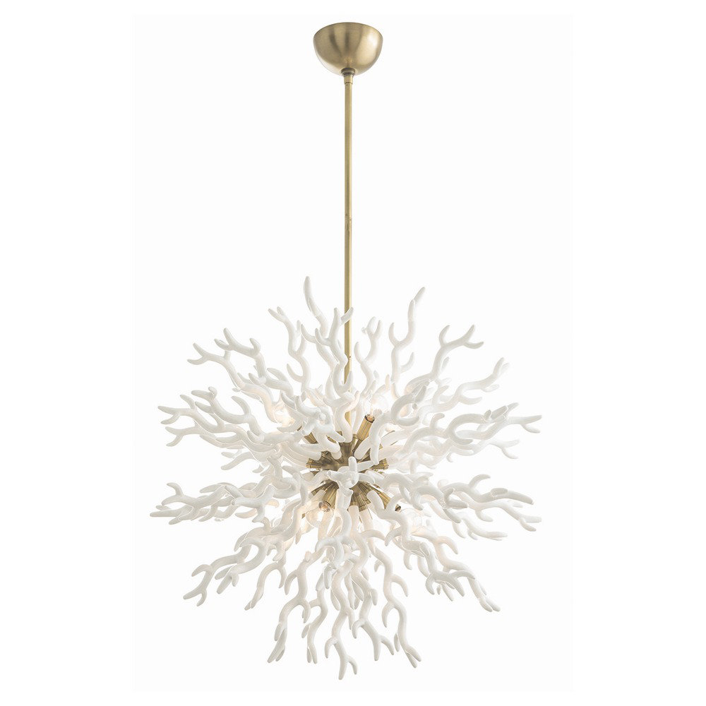 Arteriors 8 Light Globe Geometric Chandelier Reviews Perigold