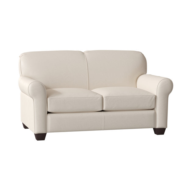 Wayfair Custom Upholstery™ Jennifer Leather Loveseat & Reviews Wayfair