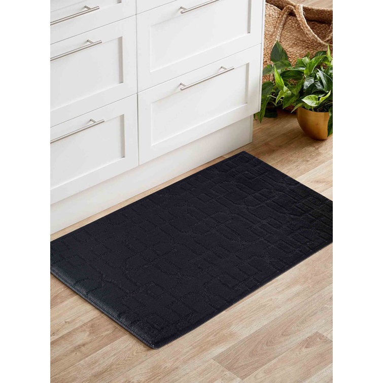 NON SLIP GREEK BORDER MAT/RUG USED FOR KITCHEN/BAT/DOOR 50  x 80 CM GREEN 