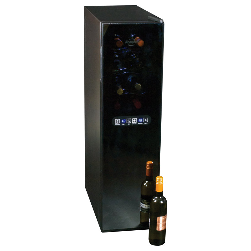 Koolatron 18 Bottle Dual Zone Freestanding Wine Refrigerator Reviews Wayfair