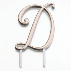 Monogram Cake Topper