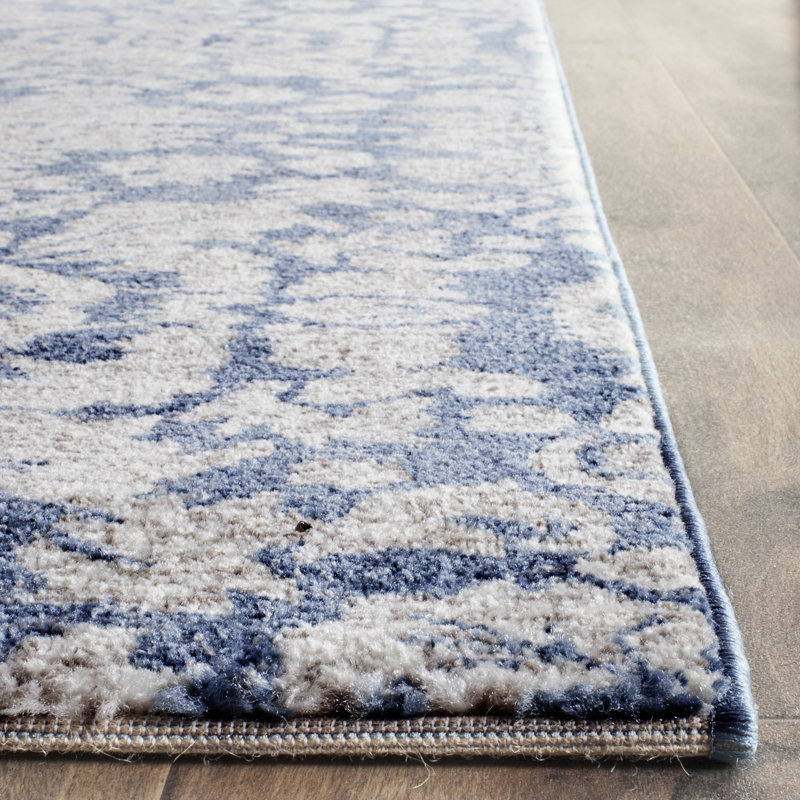 Statham Blue/Beige Area Rug & Reviews Birch Lane