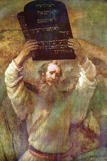Buyenlarge Moses With The Commandments By Rembrandt Van Rijn Painting Print Wayfair