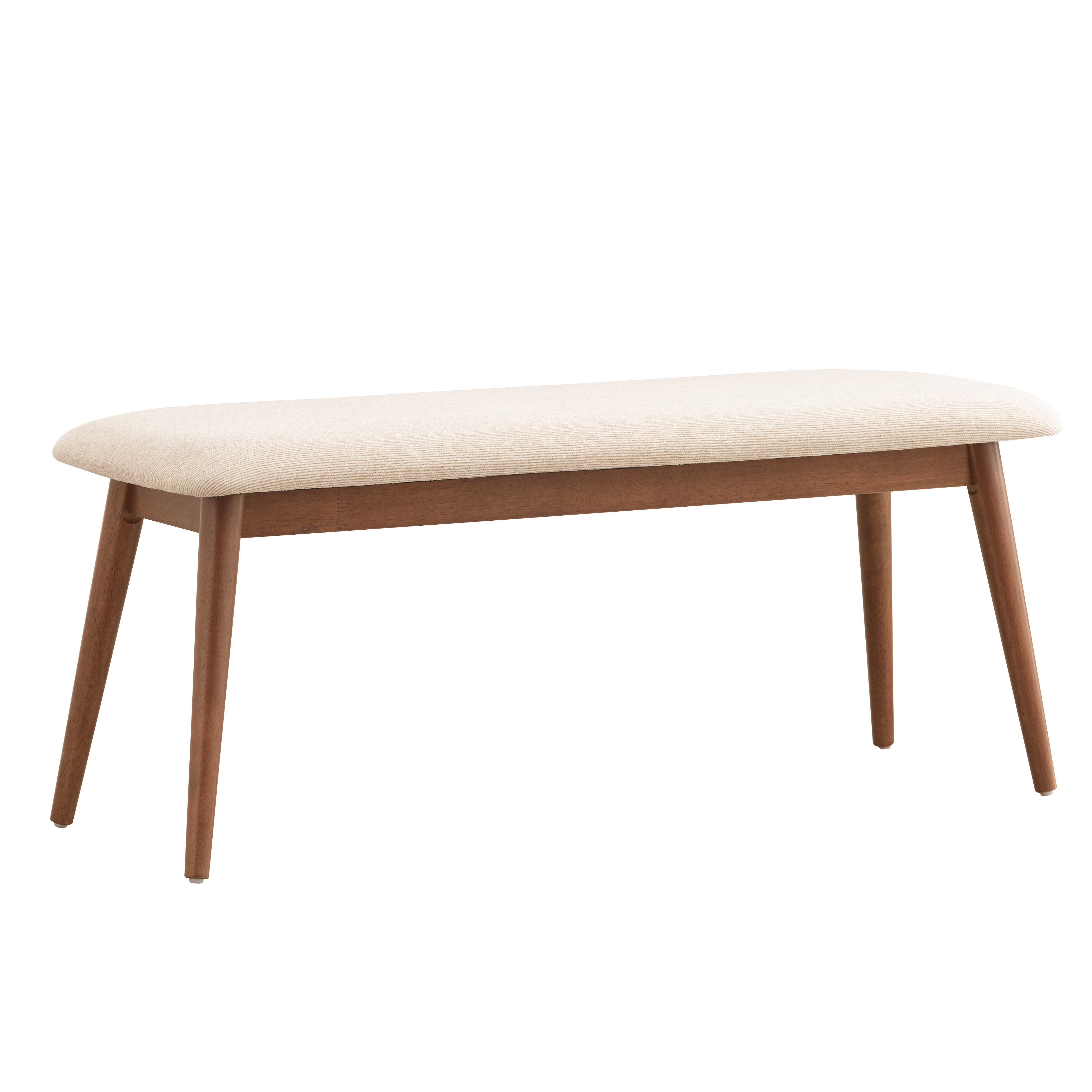 mid century modern shoe bench
