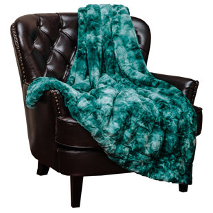 Teal Blankets Throws You Ll Love Wayfair Trio Super Soft Fuzzy Faux Fur Throw Blanket