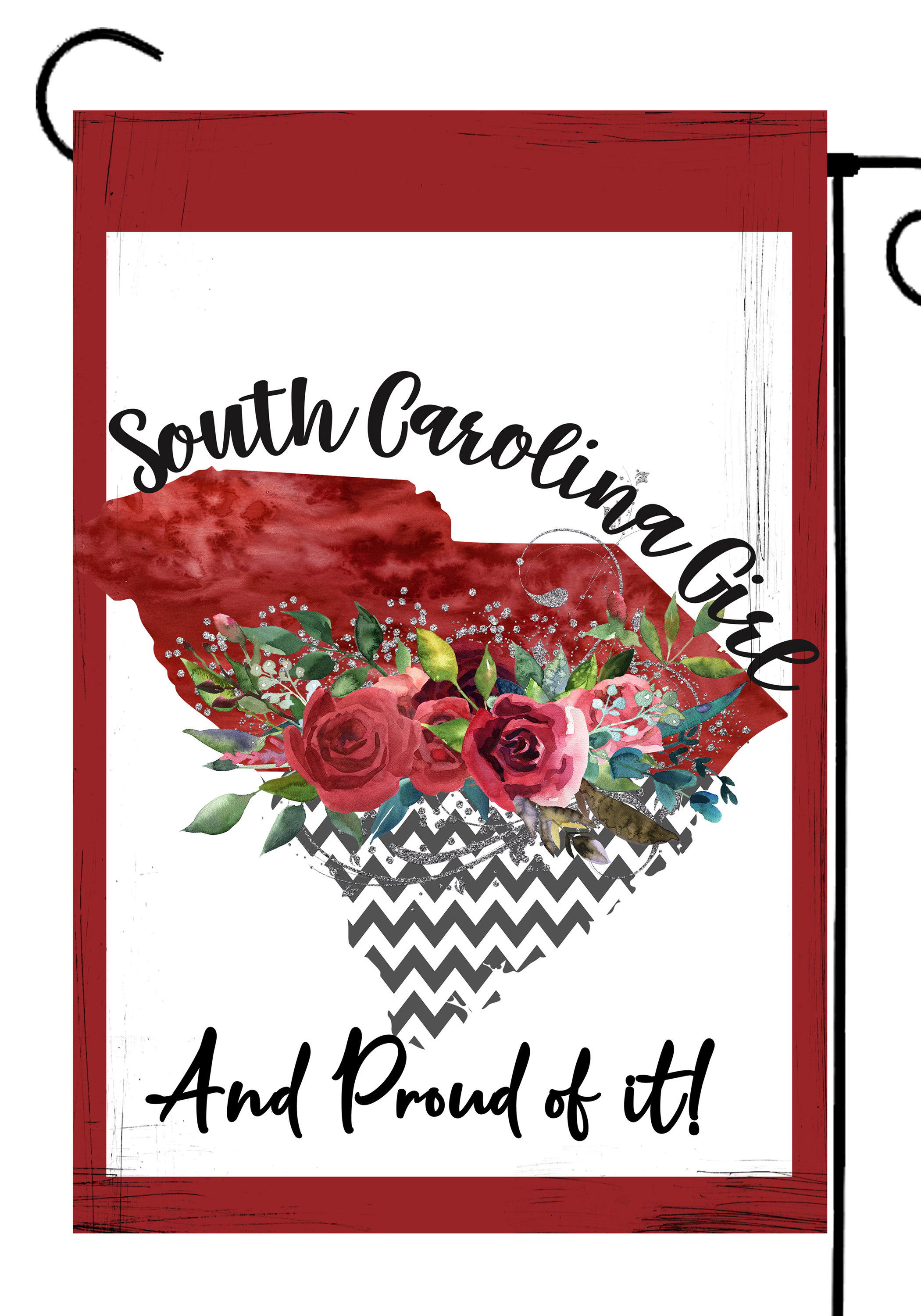 Flags Galore Decor and More South Carolina Proud of It 2Sided Polyester 18 x 12 in. Garden Flag